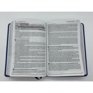 BIBLIA PREGACAO EXPOSITIVA - LUXO AZUL ESCURO